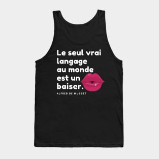 le seul vrai langage - Musset Tank Top